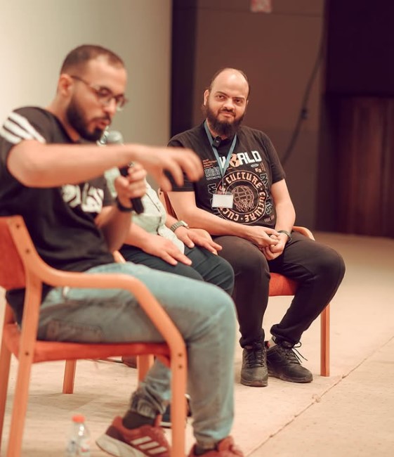 Abo Zaid with his friend Elzero – The Programming Guru